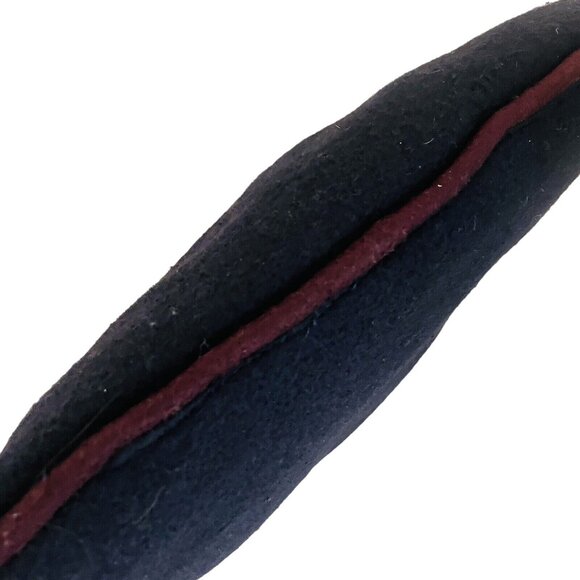 Navy Bar Harbor 1990 Wool Embroidered Star Anchor Ore Throw Pillow 14” - Picture 6 of 8